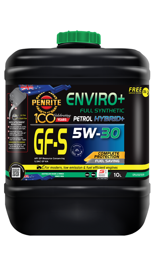 10-Litre ENGINE OIL *PENRITE* EPLUSGF5010 ENVIRO+ GF-S 5W-30 (Full Synthetic)
