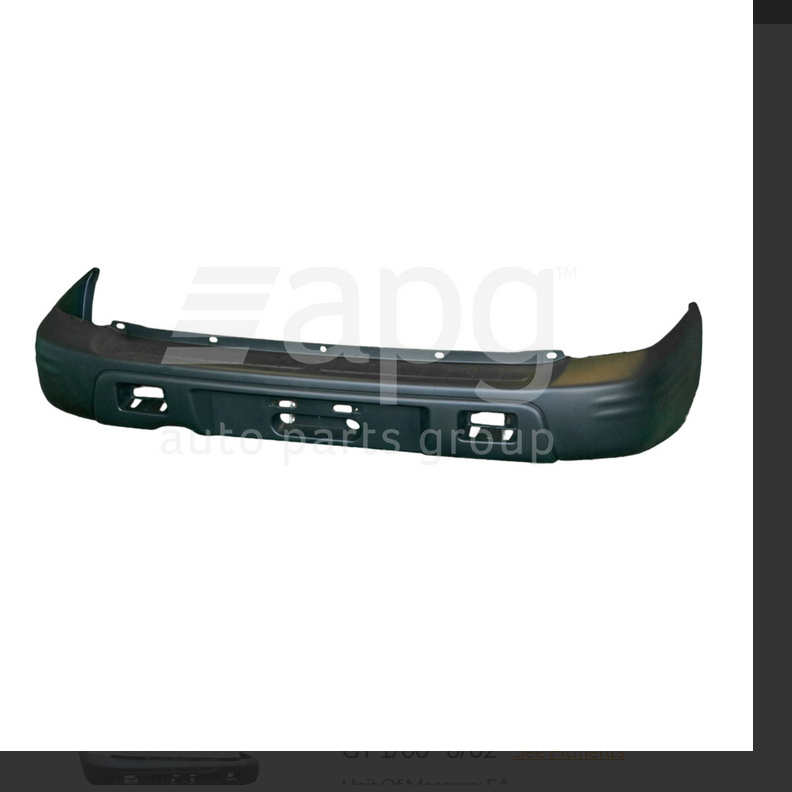 GENUINE REAR BUMPER BAR FOR SUBARU FORESTER 1/2000 - 6/2002 **Excluding GT**