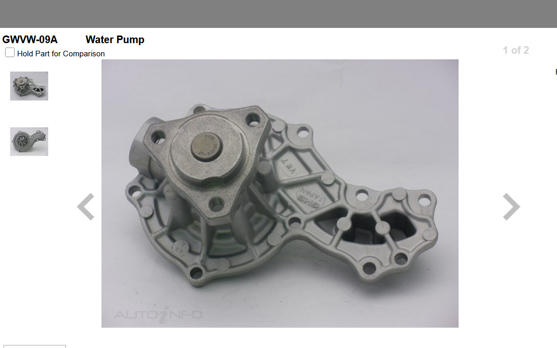 GENUINE GMB WATER PUMP+GASKET+SILICONE FOR Volkswagen Golf 1.6 MKI,155 Cabriolet