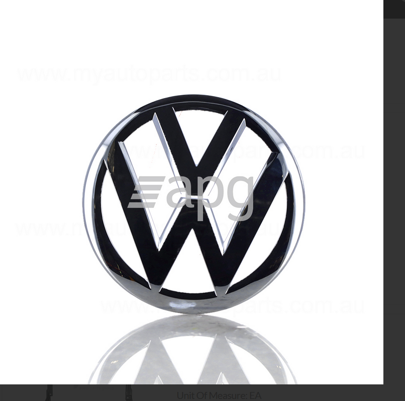 GENUINE GRILLE BADGE EMBLEM FOR VW VOLKSWAGEN GOLF MK7 A7 10/2013-5/2017 ALL