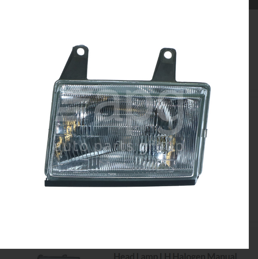 GENUINE LEFT HEADLIGHT FOR FORD COURIER PE 1/1999-10/2002 HALOGEN MANUAL ADJUST