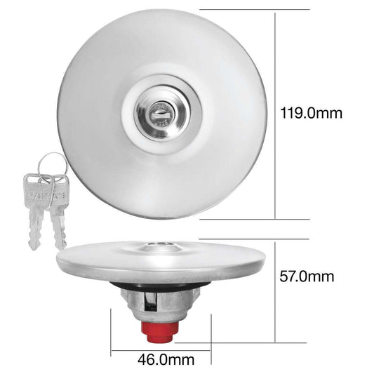FUEL CAP WITH KEY FOR Early MODEL CAR  46.0-MM Locking Fuel Cap FUEL LOCK