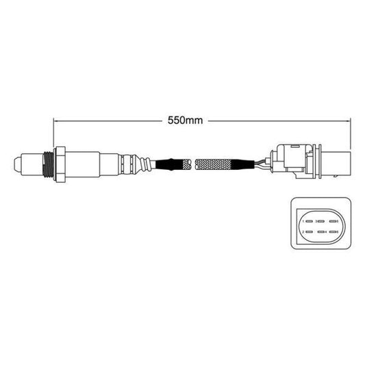 NEW Exhaust O2 Oxygen Sensor FOR BMW 1 Series (E81, E82, E87, E88): 120i (2.0L,