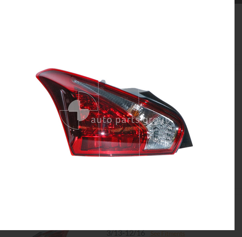 GENUINE LEFT TAIL LIGHT FOR NISSAN PULSAR C12 HATCH ST 3/2013-12/2016 NEW