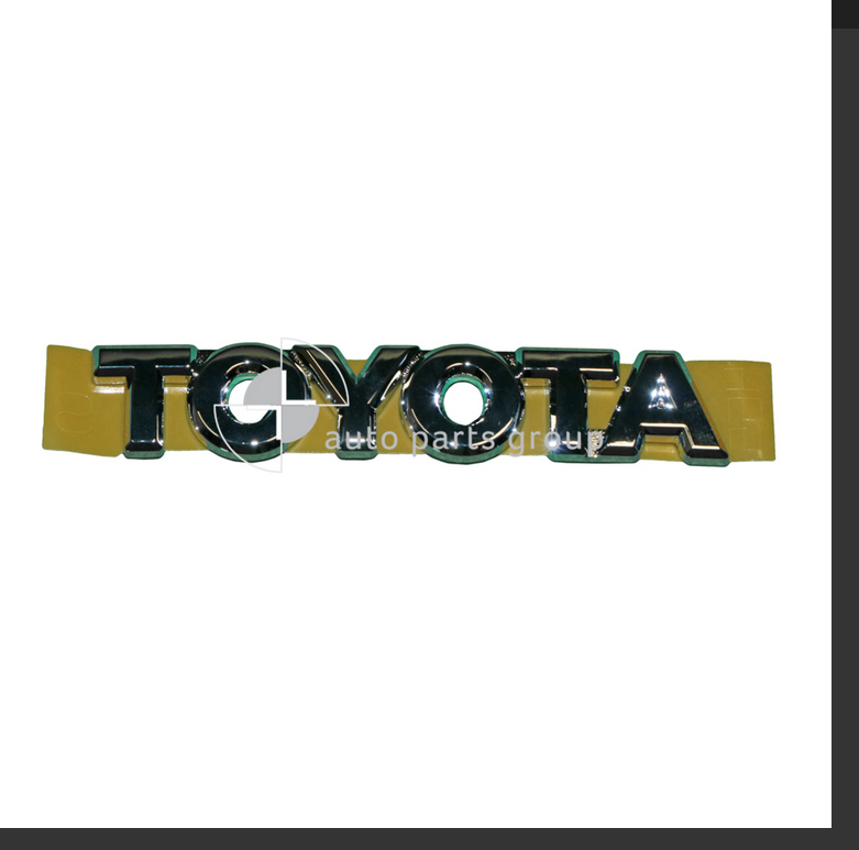 GENUINE REAR TAIL GATE EMBLEM BADGE FOR TOYOTA COROLLA 10/2001-4/2004