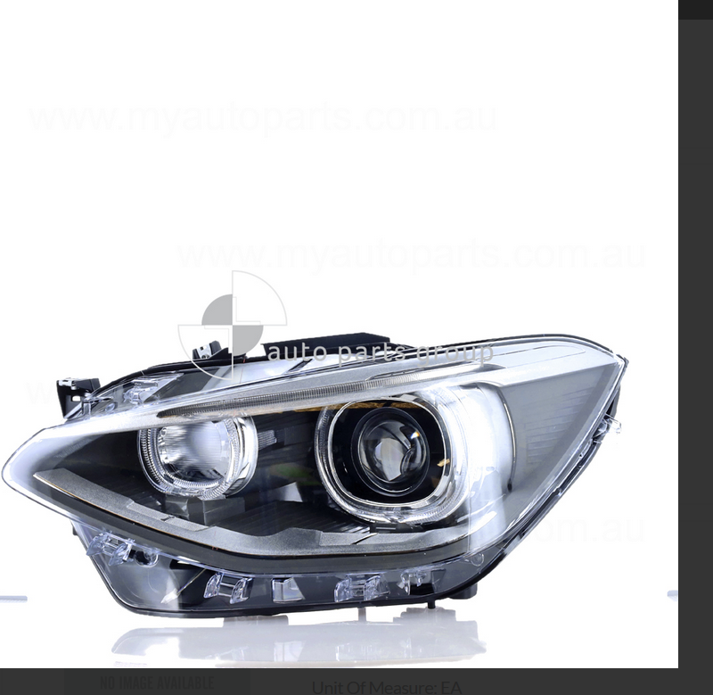 NEW LEFT HEADLIGHT FOR BMW 1-SERIES F20 8/2012-3/2015 HATCH