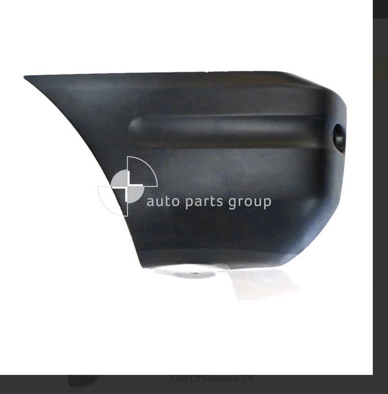 GENUINE LEFT REAR BAR END FOR TOYOTA RAV4 5/2000-10/2005 3-DOOR FLARE HOLE TYPE