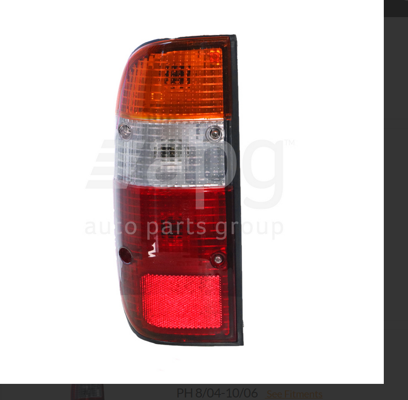 NEW LEFT SIDE TAIL LIGHT FOR FORD COURIER PE/PG 1/1999-8/2004 UTE