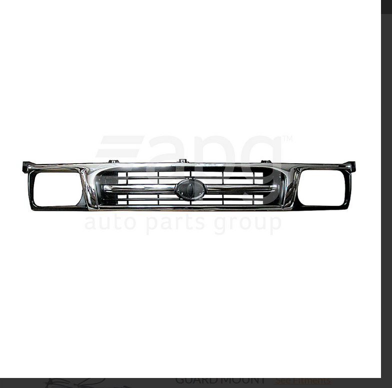 NEW FRONT GRILLE CHROME FOR TOYOTA HILUX KZN165R 11/1999-9/2001