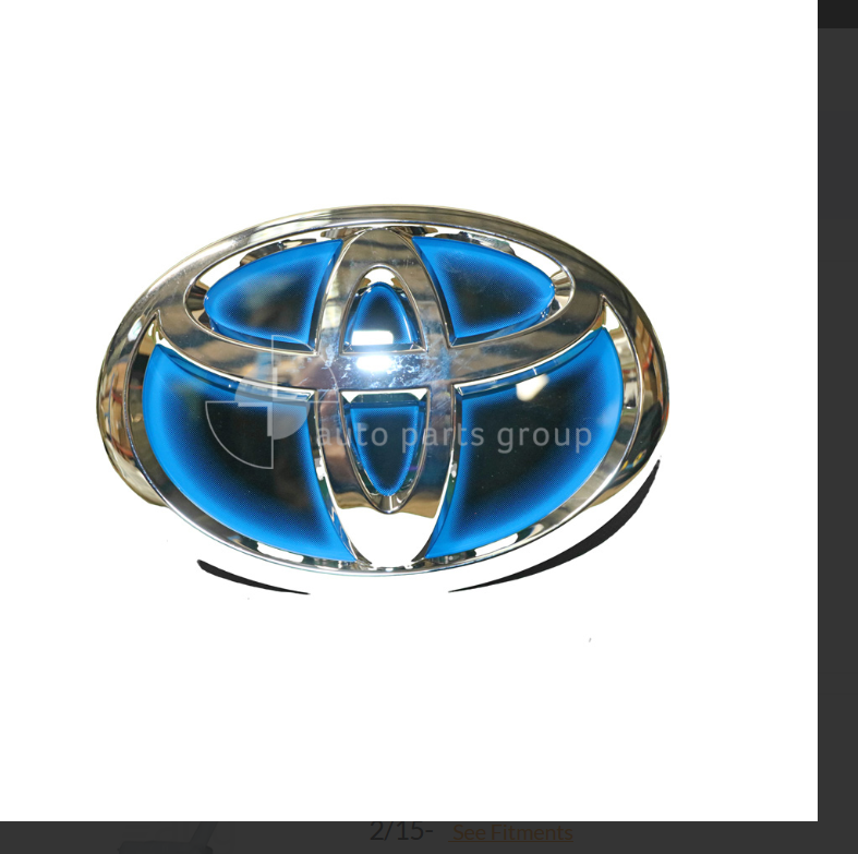 GENUINE FRONT GRILLE EMBLEM BADGE FOR Toyota Prius-C NHP10R 2/2015-6/2017