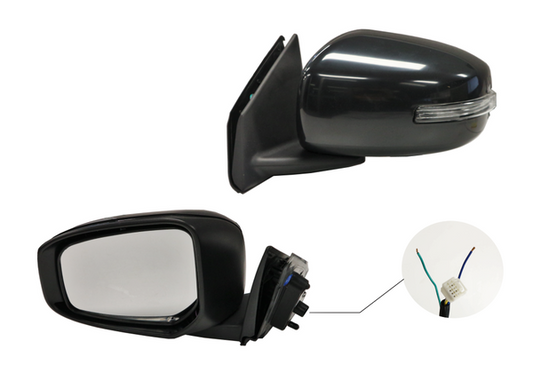NEW LEFT  SIDE DOOR MIRROR FOR MITSUBISHI LANCER CJ/CF 9/07-12/17 7-PIN FOLDING