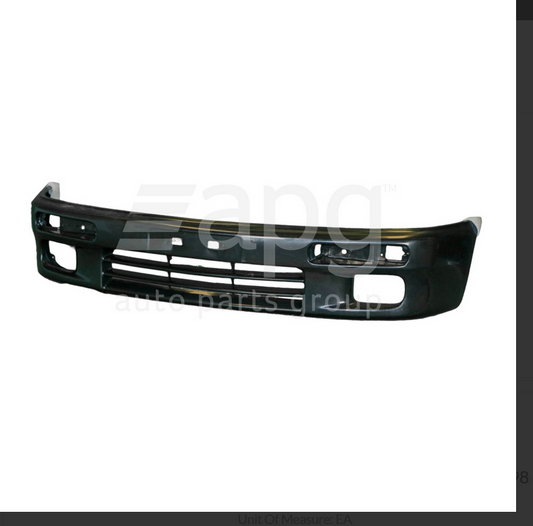 FRONT BUMPER BAR FOR MAZDA-323 7/94-10/96 FOG LAMP COVERS ARE REMOVEABLE TYPE