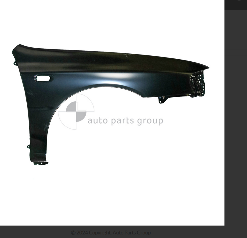 GENUINE RIGHT FRONT GUARD FOR SUBARU IMPREZA RX/WRX 4/1993 - 9/2000