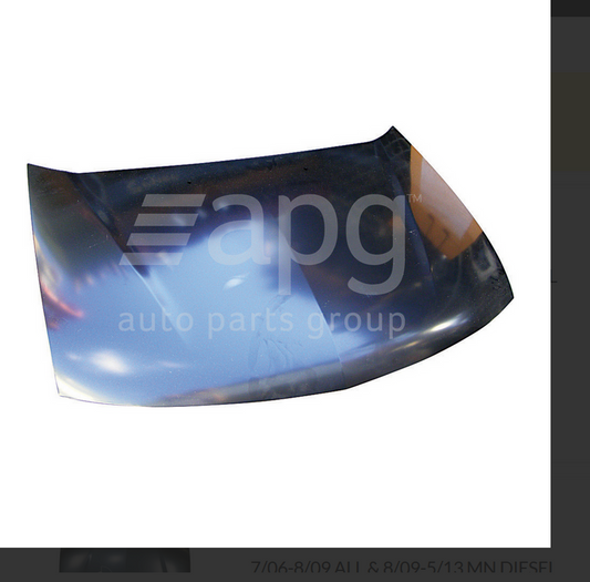NEW BONNET FOR MITSUBISHI TRITON 7/2006-8/2009 ALL & 8/2009-5/2013 MN DIESEL