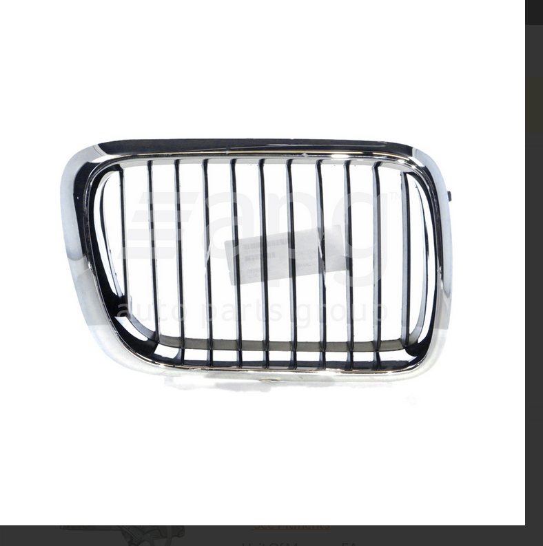 NEW RIGHT FRONT GRILLE CHROME+BLACK FOR BMW 3 Series E36 10/1996-8/1998