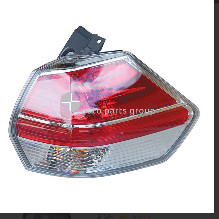 NEW RIGHT TAIL LIGHT REAR LAMP FOR NISSAN X-TRAIL T-32 3/2014-2/2017 RED-CLEAR