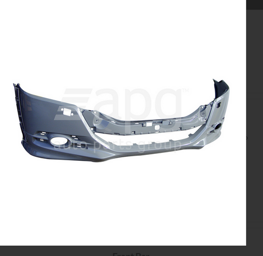 GENUINE FRONT BUMPER BAR FOR HONDA ODYSSEY 4/09-1/14 LUXURY WITH HEADLAMP WASHER