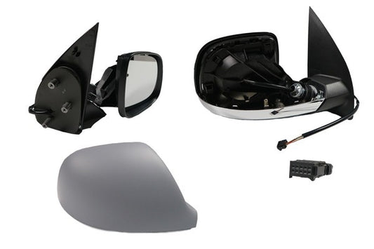 NEW DRIVER SIDE DOOR MIRROR FOR VOLKSWAGEN AMAROK 2H 09/2016-ON NON AERIAL-TYPE