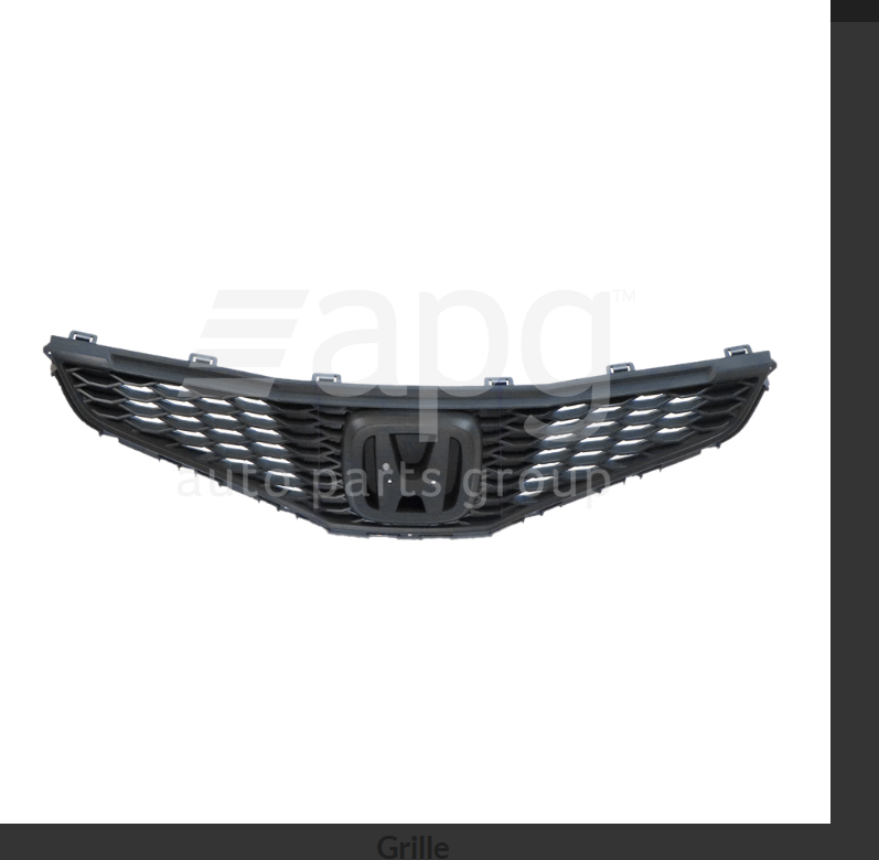 GENUINE FRONT GRILLE FOR HONDA JAZZ HATCH 8/2008-12/2010