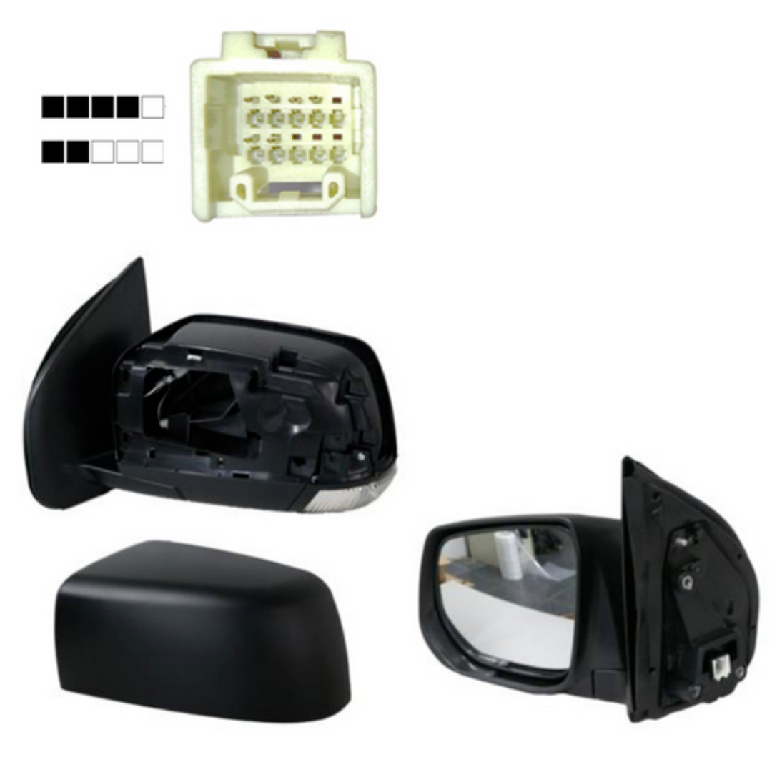 NEW LEFT SIDE DOOR MIRROR FOR ISUZU MU-X 11/02/2017-05/21 MUX NON-FOLDING 6-PIN