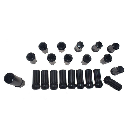 Black Spline Wheel Nuts M14x1.5 For Holden Commodore VE VF HSV GTS CLUBSPORT