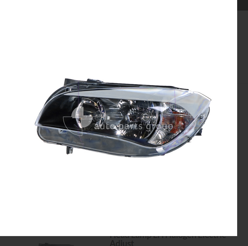 NEW LEFT HEADLIGHT FOR BMW X1 E84 HALOGEN ELECTRIC ADJUST TYPE 4/2010-8/2012