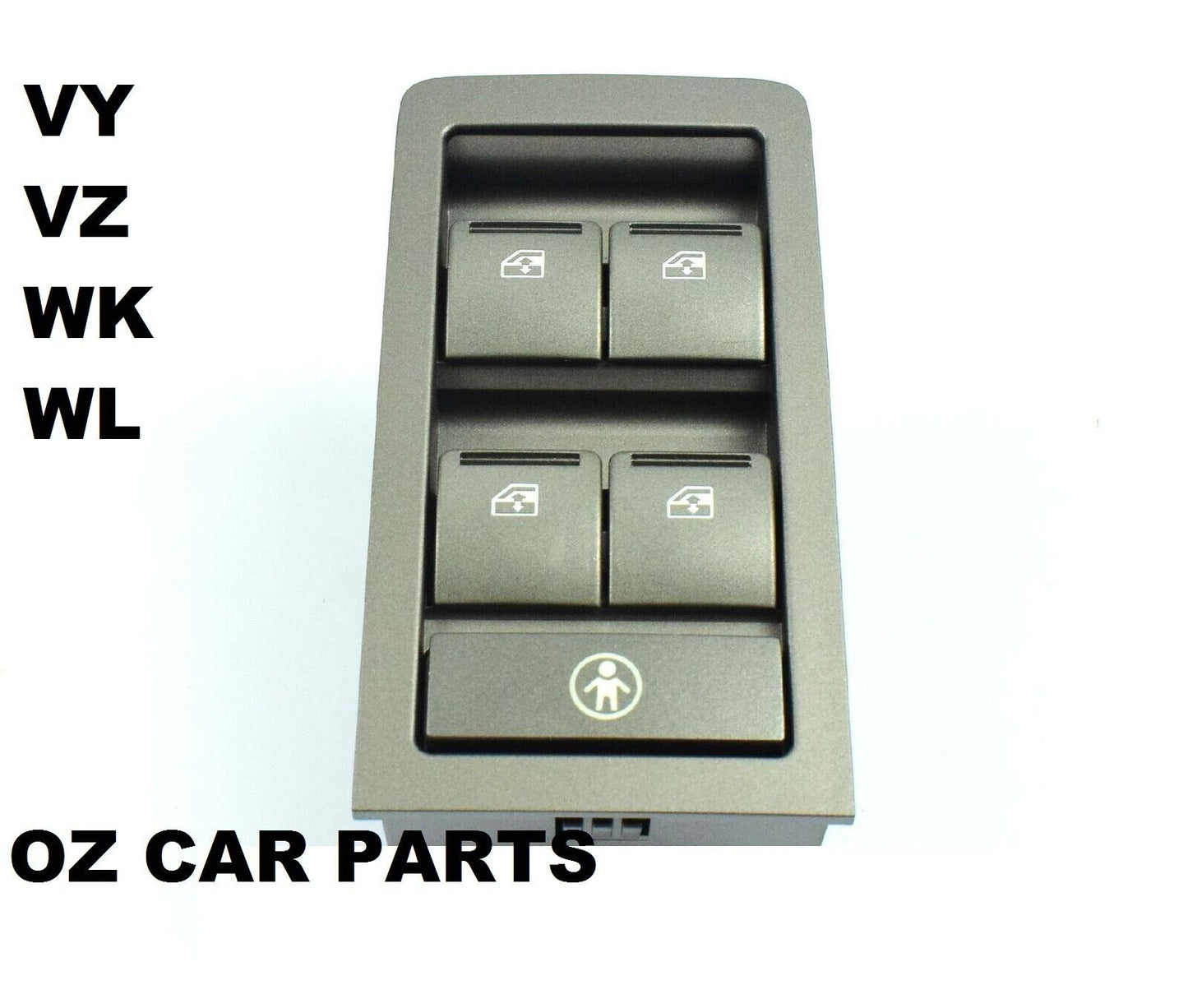 POWER WINDOW MAIN SWITCH STATESMAN CAPRICE WK WL HOLDEN COMMODORE GREY NEW