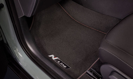 GENUINE FOR Hyundai Kona Hybrid N Line Carpet Floor Mats Set of 4 - MY2023