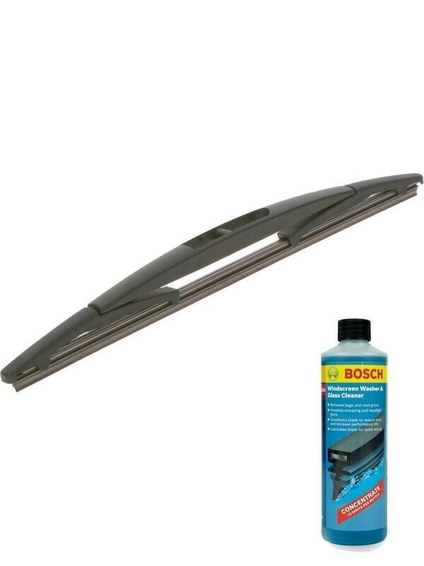 Bosch Rear Wiper Blade 300mm + Windshield Washer Fluid Fits Ford, Honda, Mitsubi