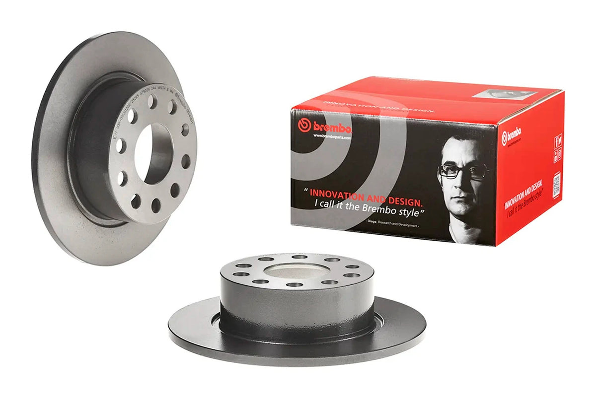 Brembo REAR Disc Brake Rotor FOR Skoda Octavia 1.4 NE 5E3 TSI 2012-21*253MM-DISC