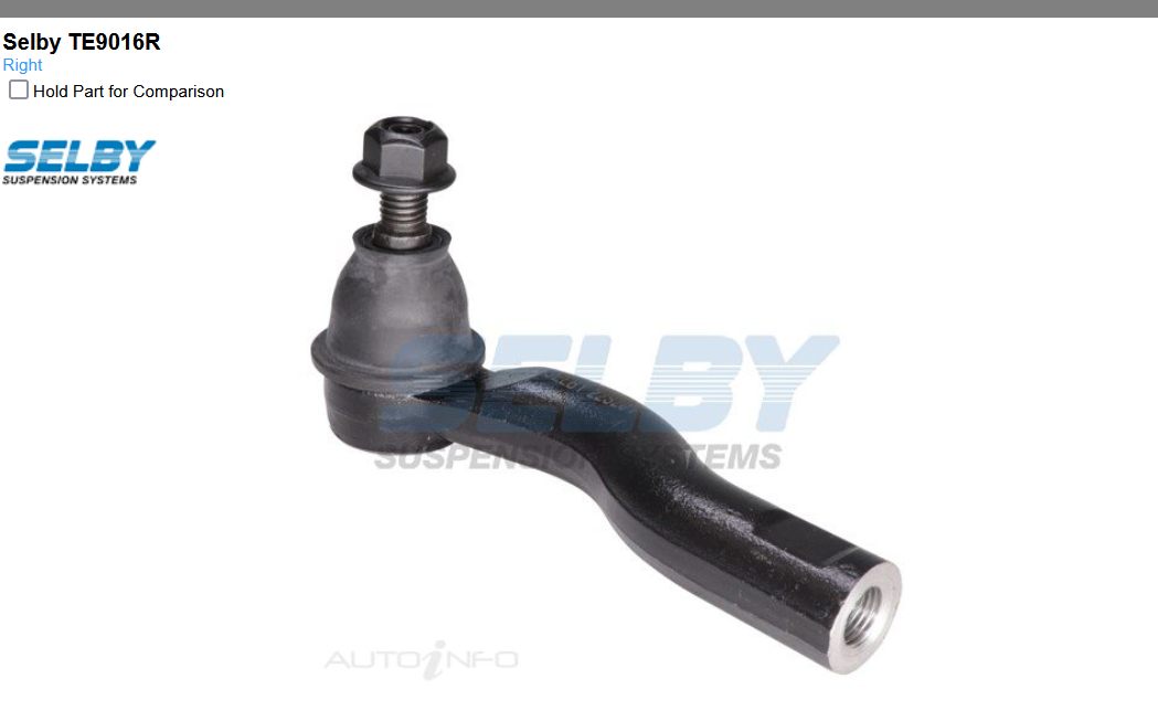 RIGHT SIDE Power Steering Rack Tie Rod End FOR HOLDEN COMMODORE VF EVOKE CALAIS