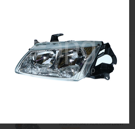 NEW LEFT HEADLIGHT FOR NISSAN PULSAR N16 HATCH 5 DOOR 6/2001-8/2002 1.8L DUAL RE