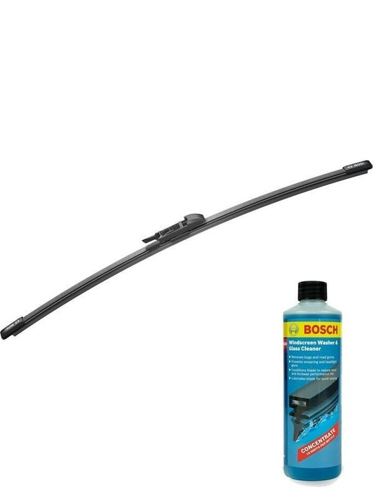 Bosch Rear Wiper Blade 380mm + Windshield Washer Fluid Fits Porsche Macan, Fiat
