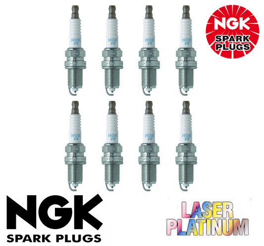 8x LASER PLATINUM NGK SPARK PLUG SET FOR Lexus SC400 UZZ30 4.0L V8 (1UZ-FE)