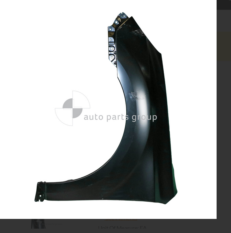 GENUINE LEFT FRONT GUARD FOR SUBARU LIBERTY 12/2011-12/14 SEDAN WITHOU ...