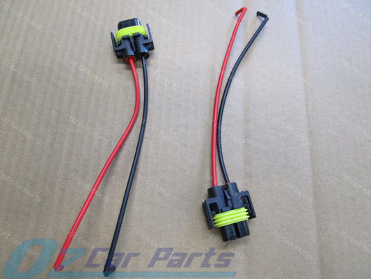 X-2 H11 GLOBES PLUG WITH WIRE CONNECTOR FOR ANY MAKE MODELS CARS H-11