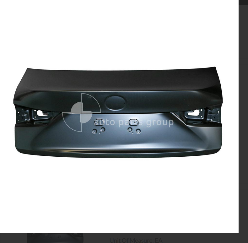 GENUINE NEW BOOT LID FOR LEXUS 8/2015-10/2016 SEDAN CAMERA TYPE