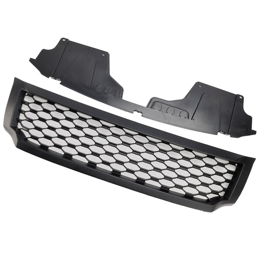 NEW FRONT BLACK GRILLE MESH SET For Nissan Navara NP300 2015-2020