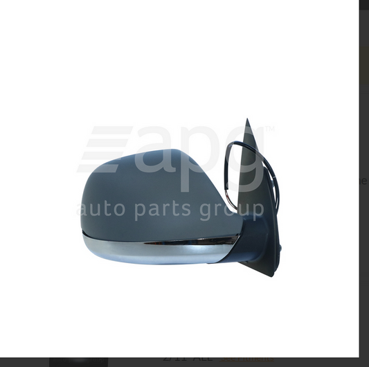 NEW DRIVER SIDE DOOR MIRROR FOR Volkswagen Amarok 2/2011-11/2016 CHROME LOWER