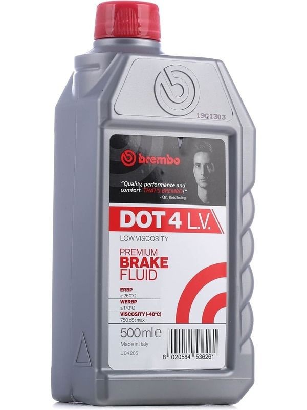 Brembo Low Visc Brake Fluid DOT-4 ALL MAKE AND MODELS Brake Fluid DOT4 *500ml