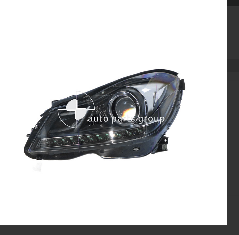 NEW LEFT HEADLIGHT FOR MERCEDES BENZ C-CLASS W204 S204 6/2007-7/2014 Bi-Xenon