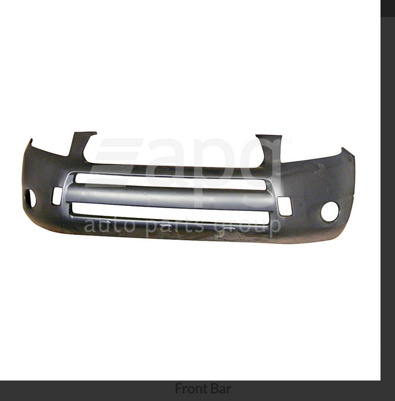 GENUINE FRONT BUMPER BAR FOR TOYOTA RAV4 11/2005-8/2008 W/O FLARE HOLE TYPE