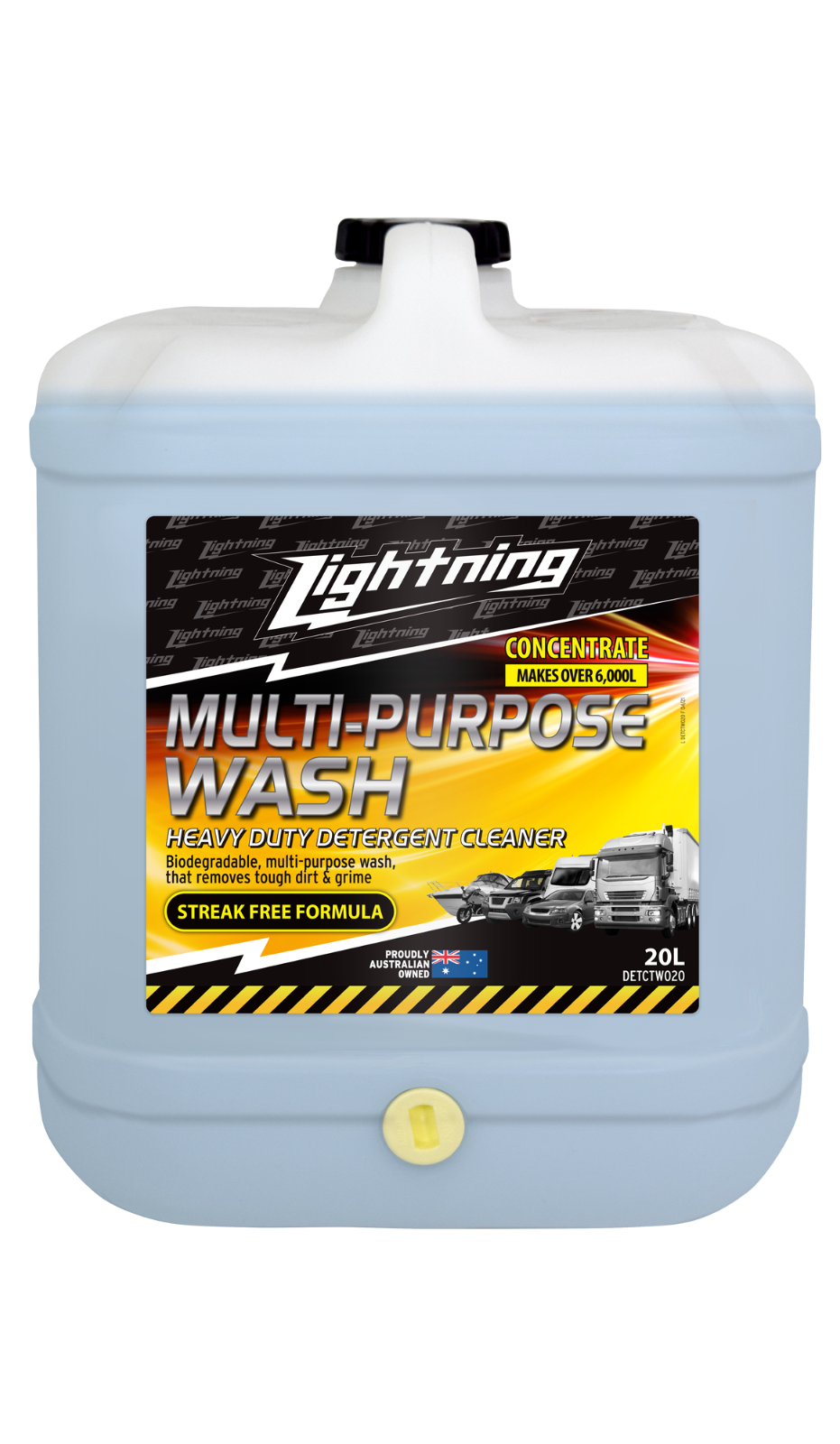 20-LITRE LIGHTNING MULTI-PURPOSE WASH -DETCTW020-PENRITE CAR WASH detergent