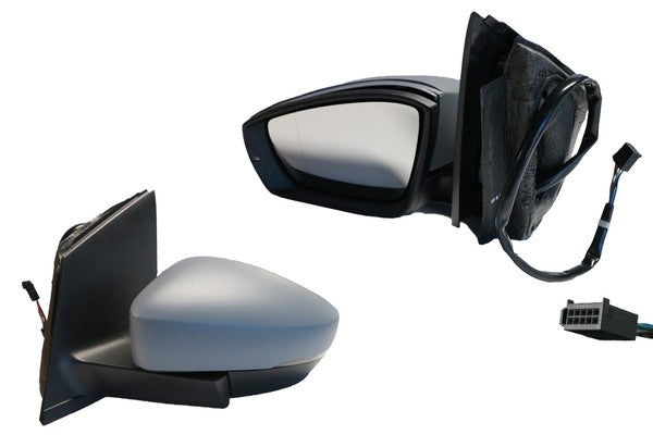 NEW LEFT SIDE DOOR MIRROR FOR VOLKSWAGEN POLO 6R 03/2010-06/2017 HEATED+LIGHT