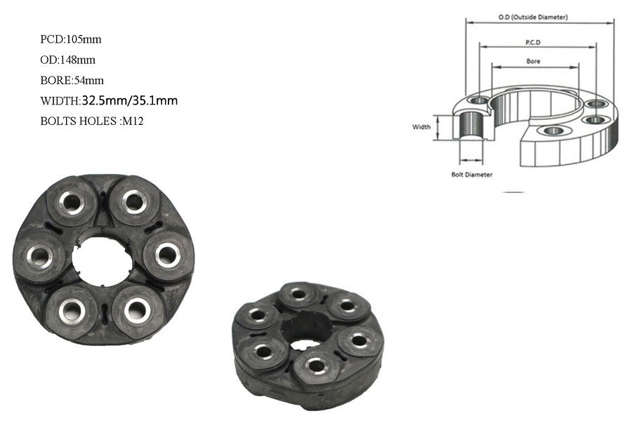 NEW TAIL SHAFT COUPLING FOR FORD TERRITORY SZ  05/2011 - 2016  TAILSHAFT MOUNT