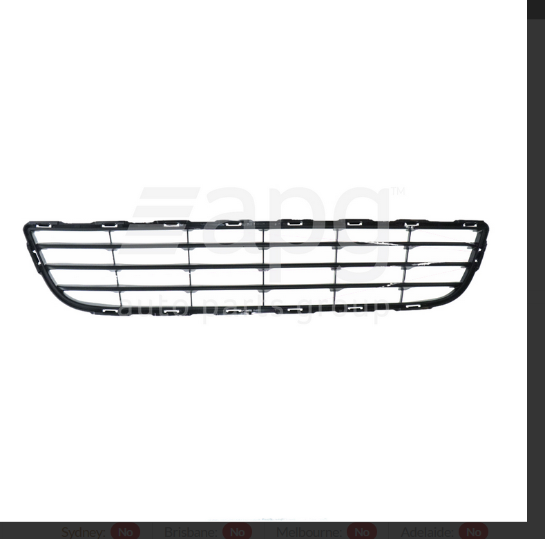 GENUINE FRONT BAR LOWER GRILLE FOR Suzuki Swift FZ 2/2011-9/2013 1.4L