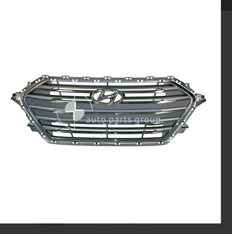 GENUINE FRONT GRILLE FOR HYUNDAI ELANTRA 12/2015-10/2018 SEDAN CHROME
