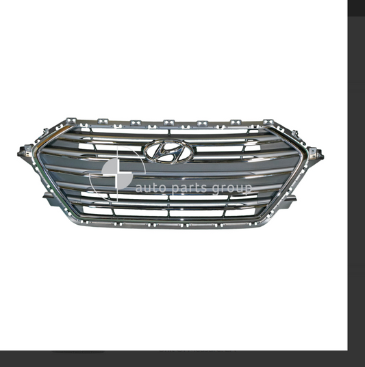GENUINE FRONT GRILLE FOR HYUNDAI ELANTRA 12/2015-10/2018 SEDAN CHROME