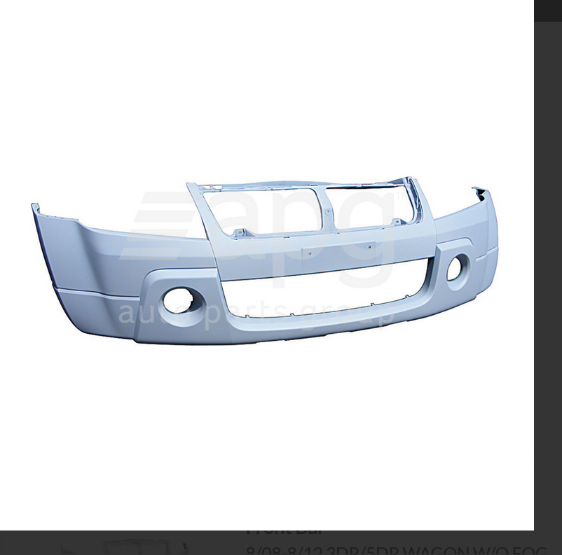 GENUINE FRONT BUMPER BAR FOR SUZUKI GRAND VITARA 8/05-8/08 3DR/5DR WAGON FOG-TYP