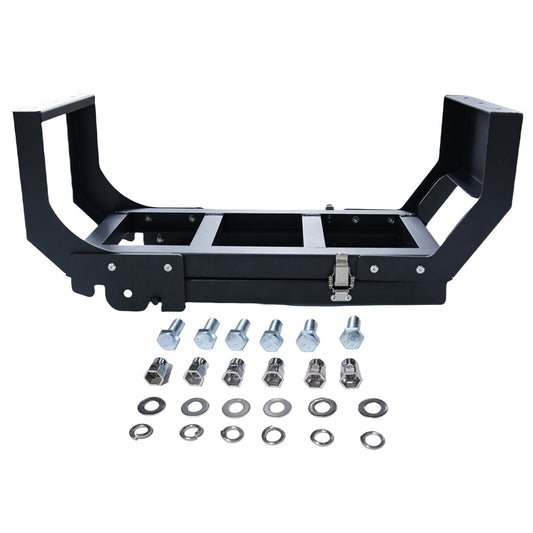 NEW HEAVY DUTY Aluminum Ladder Black Powder Coated Foldable CAR TRUCK TRAILER
